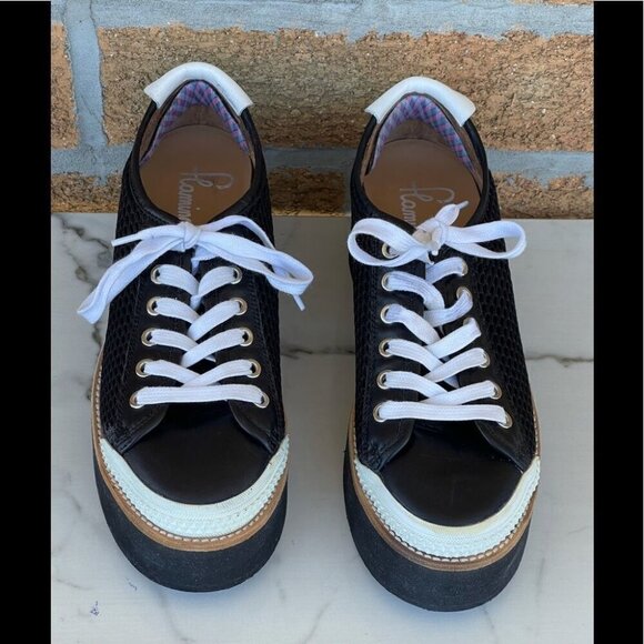 Flamingos Black Tatum / White Mesh Platform size39 - Picture 5 of 11